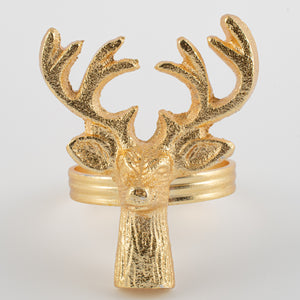 Stag head sale napkin rings