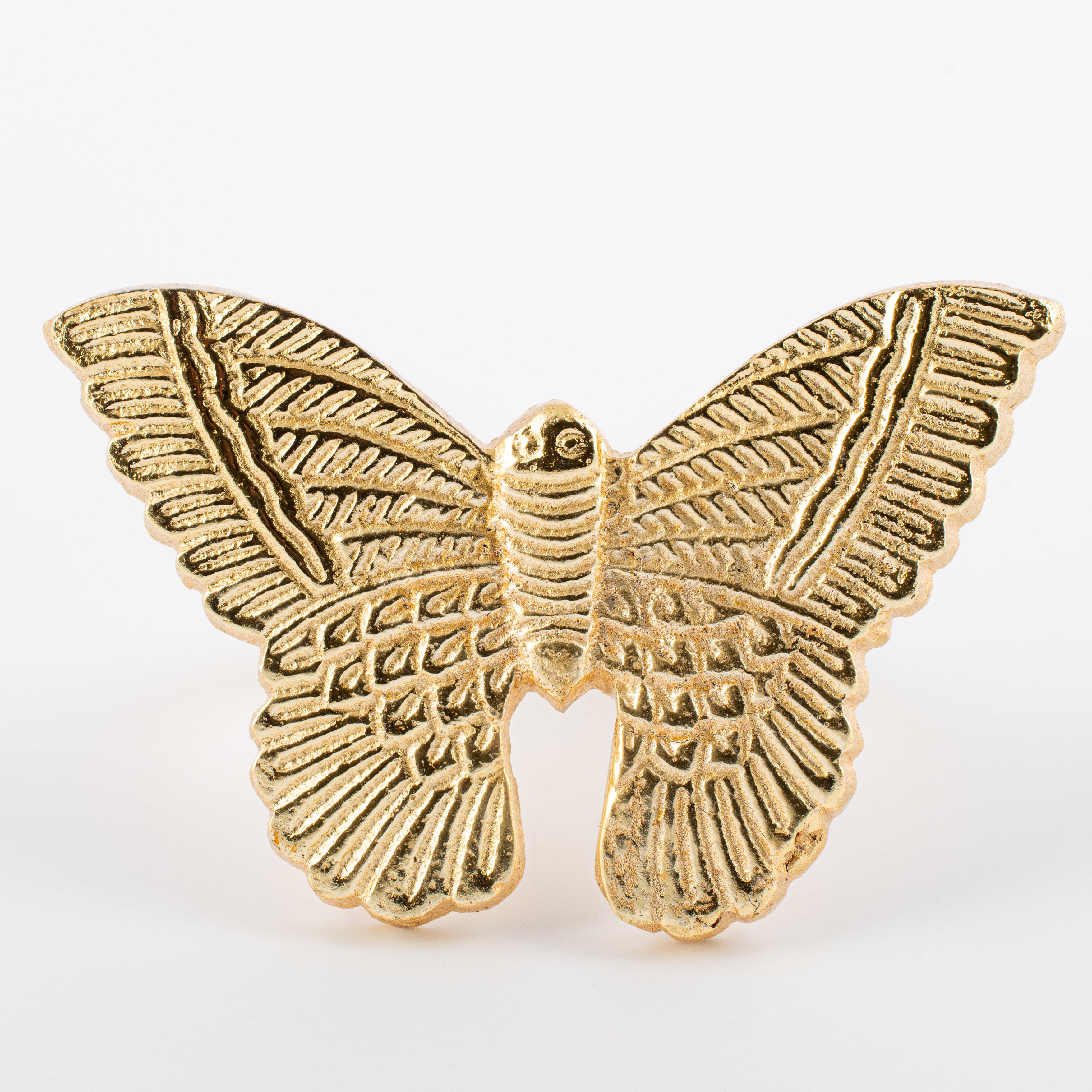 Gold Butterfly Handmade Napkin Rings (set of 4)